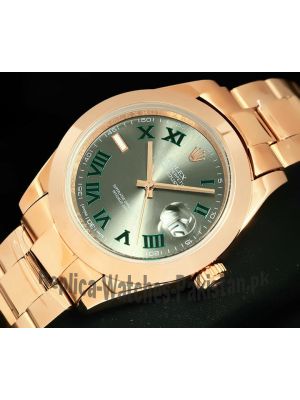 Rolex Datejust Rose Gold Gray Dial Watch 2021  Price in Pakistan
