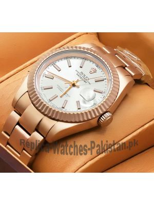 Rolex Datejust Rose Gold Titanium Watch Price in Pakistan