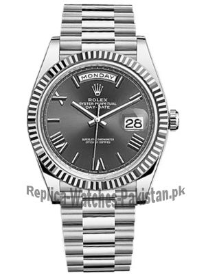 Rolex Day-Date 40 Dark Rhodium Dial Watch Price in Pakistan