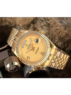 Rolex Day-Date Gold Dial Watch Price in Pakistan