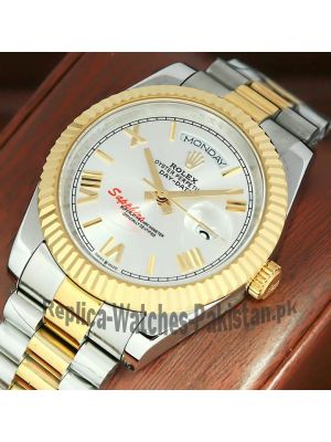 Rolex Day-Date II Two Tone Silver Dial Watch 2021 Price in Pakistan