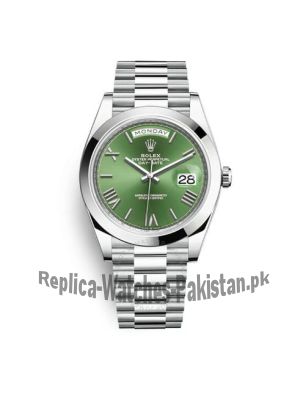 Rolex Day Date Green Dial Watch Price in Pakistan