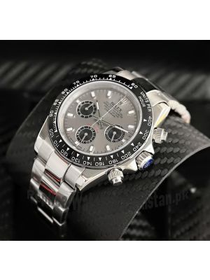 Rolex Daytona Ceramic Bezel Silver Watch Price in Pakistan