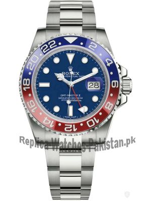 Rolex GMT Master II  Pepsi Bezel Blue Dial Watch Price in Pakistan