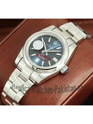 Rolex Oyster Perpetual Blue Dial Ladies Swiss Watch Price in Pakistan