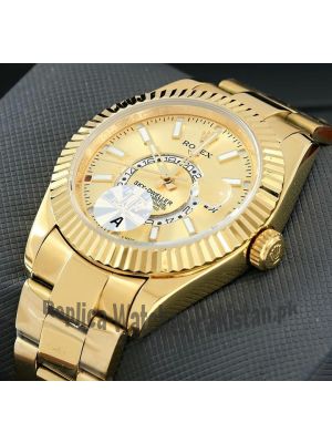 Rolex Sky Dweller Champagne Dial Yellow Gold Mens Watch Price in Pakistan