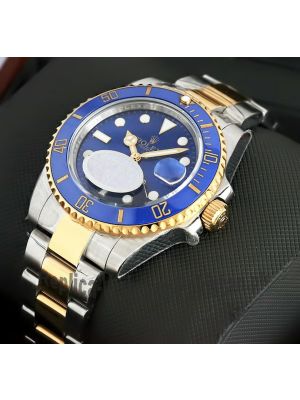 Rolex Submariner Blue Dial Two Tone Watch (Swiss Quality ETA Movement 2836) Price in Pakistan