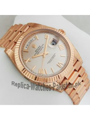 Rolex Day-Date II President Rose Gold Watch Price in Pakistan